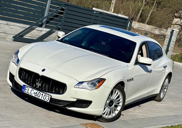 Maserati Quattroporte cena 143000 przebieg: 52000, rok produkcji 2014 z Łowicz małe 254